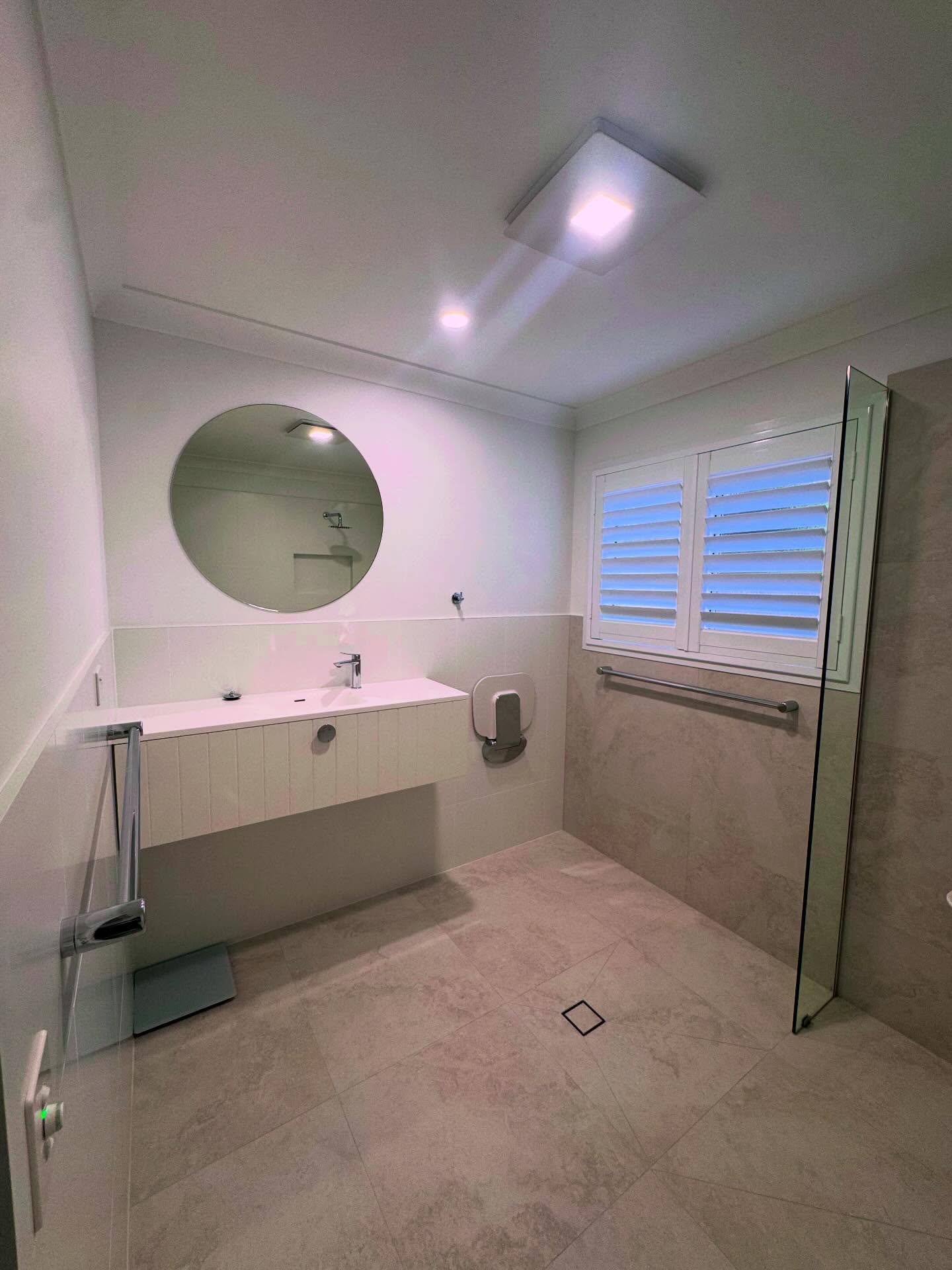 Calm, considered bathroom