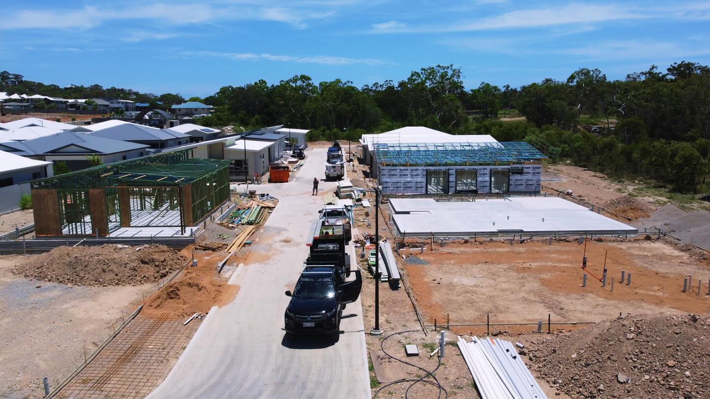 Homes taking shape